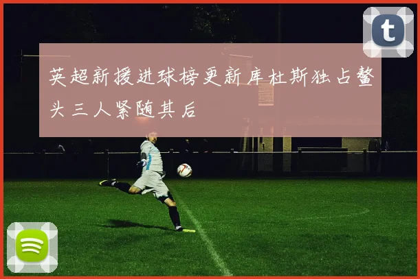 英超新援进球榜更新库杜斯独占鳌头三人紧随其后
